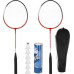 Ракетки для бадмінтону Springos UNIWERSALNY KG0008, чорно-червоний