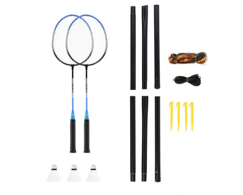 Набір для бадмінтону NILS NRZ012, блакитно-сірий