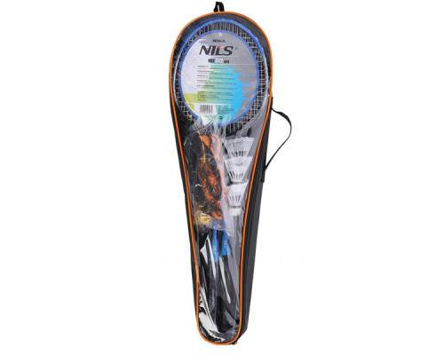 Набір для бадмінтону NILS NRZ012, блакитно-сірий