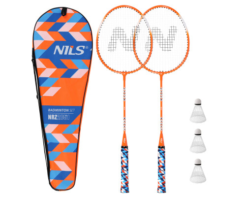Набір для бадмінтону NILS NRZ2051 ALUMINUM, оранжевий