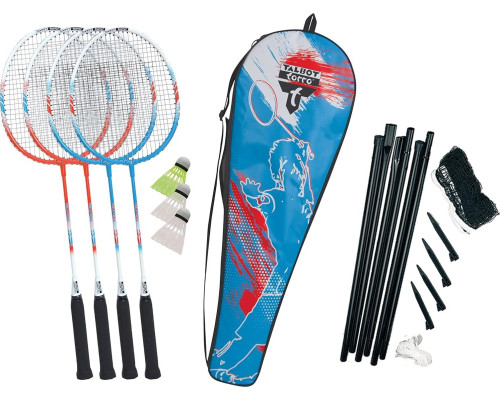 Ракетки для бадмінтону Talbot-Torro 4 Fighter, червоно-сині