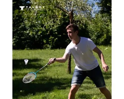 Ракетки для бадмінтону Talbot-Torro 4 Fighter, червоно-сині