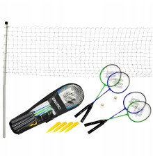 Набір для бадмінтону ENERO 500, синьо-зелений