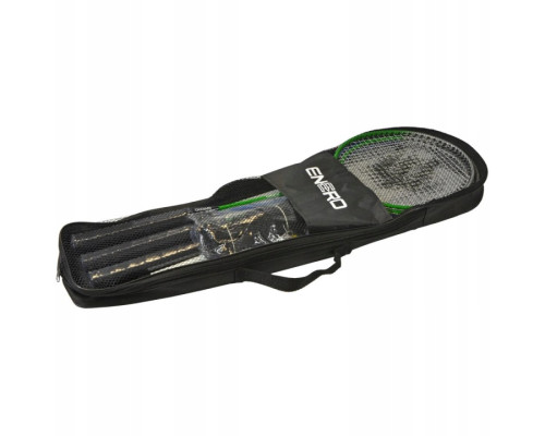 Набір для бадмінтону ENERO 500, синьо-зелений