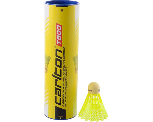 Волани для бадмінтону пластикові Carlton T800, 6 шт