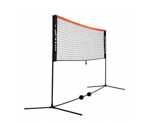 Сітка для бадмінтону та міні-тенісу регульована Dunlop 300 см