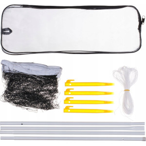 Сітка для бадмінтону Spartan S2095 400 x 30 см, чорна