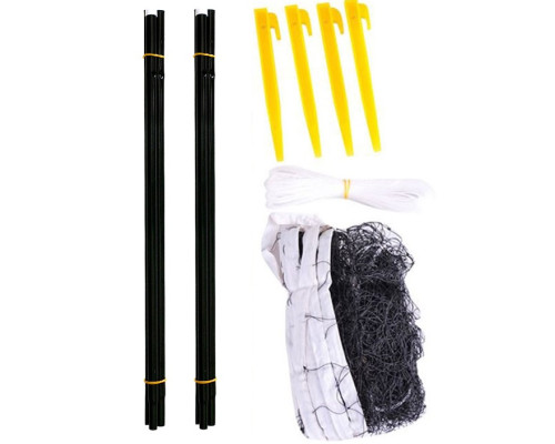 Сітка для бадмінтону Spartan S2095 400 x 30 см, чорна