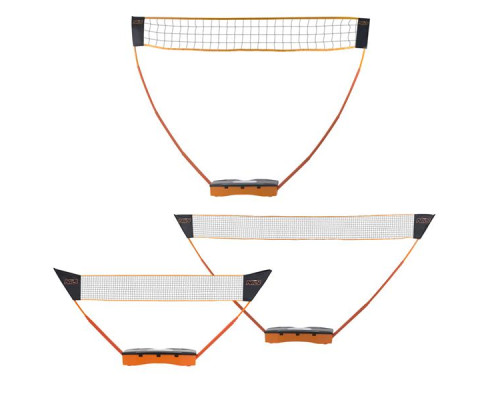 Сітки для бадмінтону, тенісу та волейболу NILS ZSB3, оранжеві
