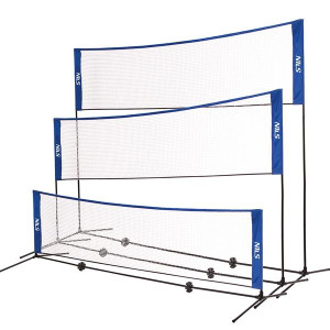 Сітка для бадмінтону, тенісу та волейболу регульована NILS NT7111 306 см